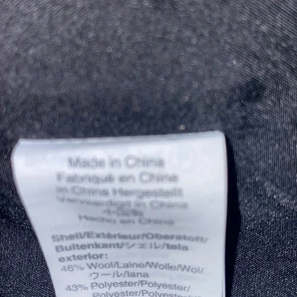 J-crew black Mercantile wool coat  Sz 8 - Picture 6 of 14